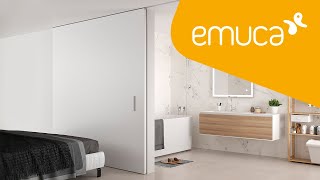 Cómo montar el sistema Railway para puertas correderas colgadas del techo - Emuca