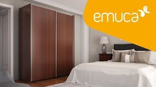 Cómo montar el sistema corredero regulable Neco para colgar superior e inferior invisible - Emuca