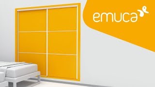Cómo cambiar puertas con bisagras en un armario empotrado y montar puertas correderas Placard - Emuca