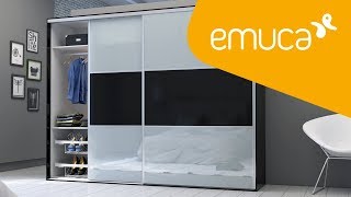 Cómo montar puertas correderas de cristal Placard para armarios y vestidores - V.1 Emuca
