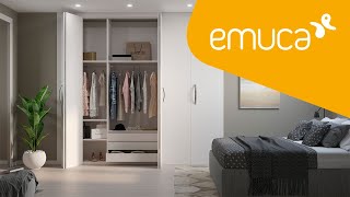 Cómo instalar el sistema Rail en puertas correderas colgadas de la pared - Emuca