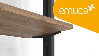 Cómo montar un estante de madera en el sistema Zero - Emuca