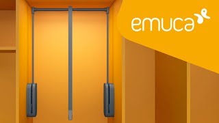 Cómo instalar el colgador abatible Sling en un armario - Emuca