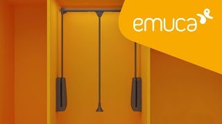 Cómo instalar un colgador extraíble de interior del armario – Emuca