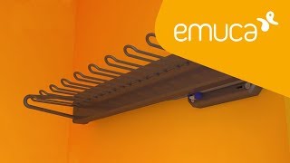 una barra abatible para armario - Emuca