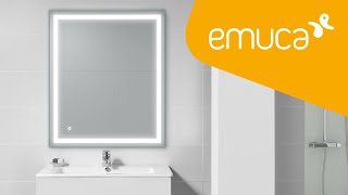 Cómo montar un espejo con iluminación integrada Hercules - Emuca