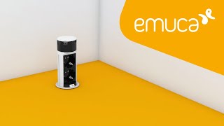 Cómo montar empotrado en el mueble un multiconector extraíble Vertikal Push 60 - Emuca