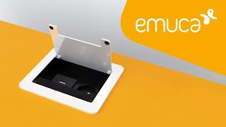 Como montar un multiconector Atom 14 integrado en un mueble - Emuca