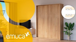 Cómo montar puertas correderas en armarios con sistema corredero Flow 2 EMPOTRADO - Emuca