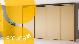 Cómo montar puertas correderas en muebles con sistema corredero Flow - Emuca