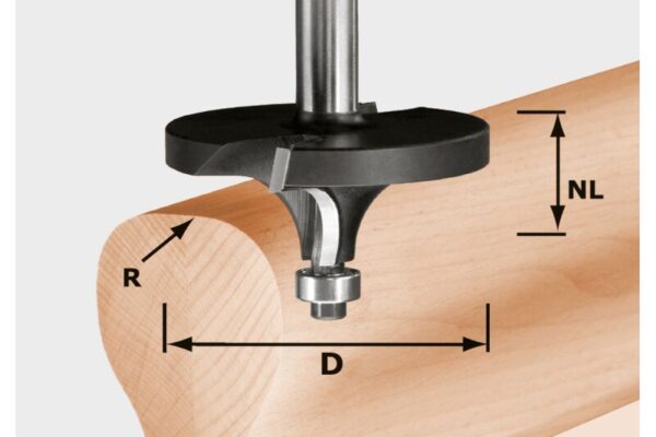 Fresa para redondear HW R16/D64/26 S12