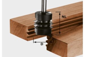 Fresa de encolar HW S8 D34/NL32