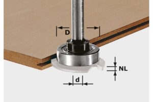 Husillo de fresa S8 1,5-5 KL28