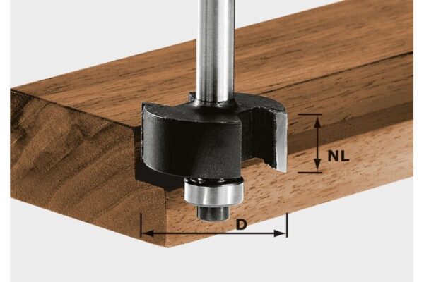 Cortador de rebaje HW S8 D31,7/NL 12,7