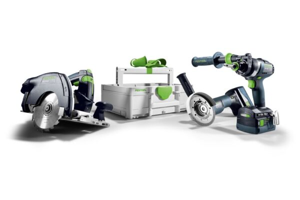 Set combinado a batería para construcción en madera HKC 55/TPC 18/AGC 18/TB M 137 - Imagen 3