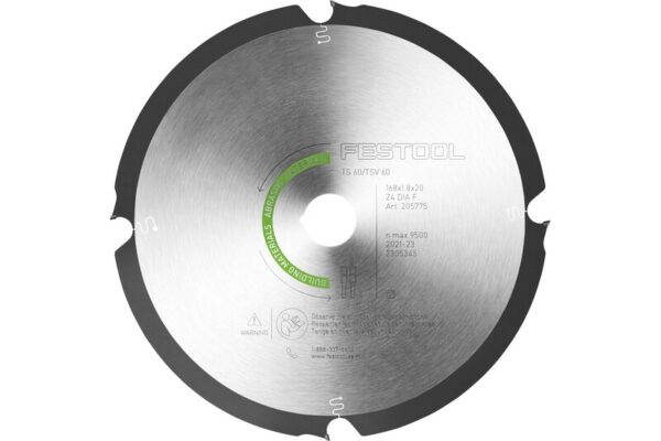 Hoja de sierra circular de diamante ABRASIVE MATERIALSDIA 168x1,8x20 F4 - Imagen 2