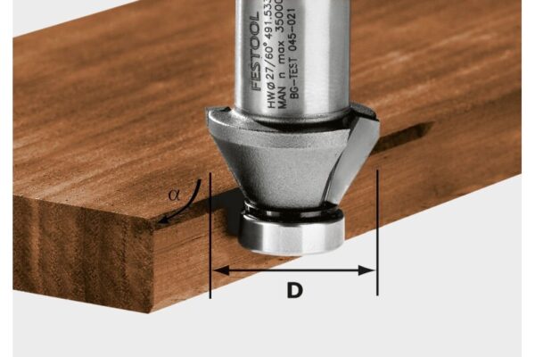 Fresa de bisel HW 60°-OFK 500