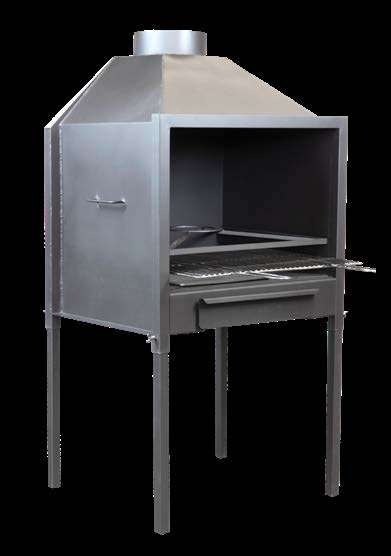 Barbacoa C-80 sin puerta – Fogosur Eco